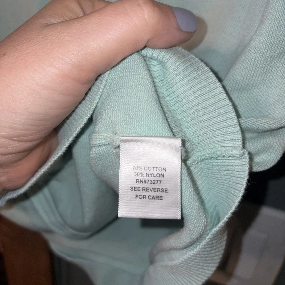 Women's Cotton XS Grannycore Pastel Button Cropped Sleeve Cardigan Shirt